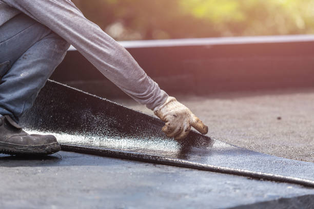 Professional Exterior Waterproofing technician working in Clarence, NY